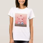 Love & Football - Arte Pixelado T-Shirt (Vorderseite)