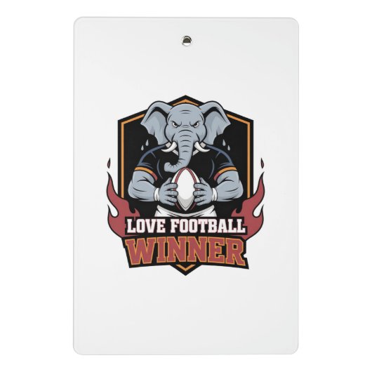 love football mini klemmbrett (Rückseite)