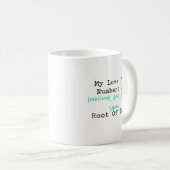 Love For Numbers Irrational Like Square Root 2 Kaffeetasse (VorderseiteRechts)