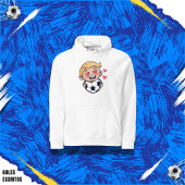 Love for soccer kawaii anime design hoodie