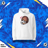 Love for soccer kawaii anime design hoodie