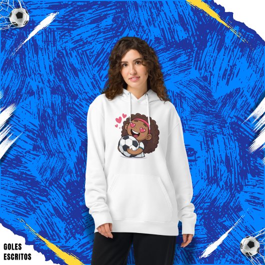 Love for soccer kawaii anime design hoodie