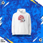 Love for soccer kawaii anime design hoodie