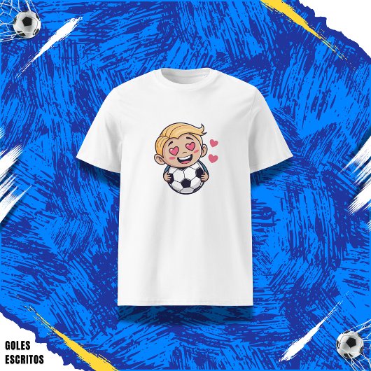 Love for soccer kawaii anime design T-Shirt