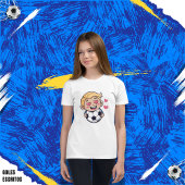 Love for soccer kawaii anime design T-Shirt