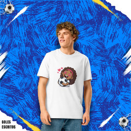 Love for soccer kawaii anime design T-Shirt