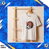 Love for soccer kawaii anime design T-Shirt