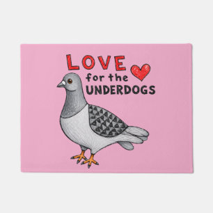 Love for the Underdogs – Fußmatte mit Taube