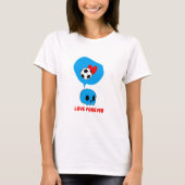 Love forever football T-Shirt (Vorderseite)