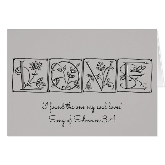 Love~Found das mein Soul Loves~Scripture~Wedding (Vorderseite (Horizontal))