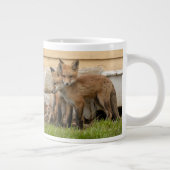 Love Fox Kits Jumbo-Tasse (Rechts)