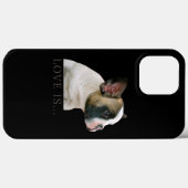 Love French Bulldog Frenchie Mom Dad Dog Puppy Case-Mate iPhone Hülle (Rückseite (Horizontal))