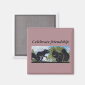 Love Friendship Magnet (Vorderseite/Rückseite)