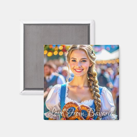 LOVE FROM BAVARIA MAGNET (Vorderseite/Rückseite)