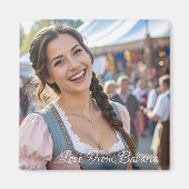 LOVE FROM BAVARIA MAGNET (Vorne)