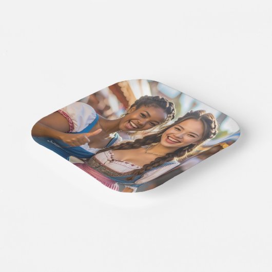 Love From Bavaria Pappteller (Gewinkelt)