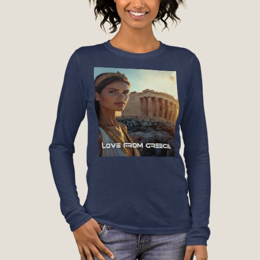 LOVE FROM GREECE Tri-Blend SHIRT (Vorderseite)