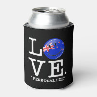 Love From New Zealand Smiling Flag