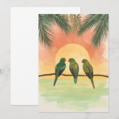 Love from the yard einladung (Vorne/Hinten)