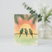 Love from the yard postkarte (Stehend Vorderseite)