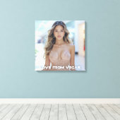 LOVE FROM VEGAS LEINWANDDRUCK (Insitu (Holzboden))