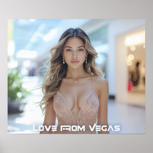LOVE FROM VEGAS POSTER (Vorne)
