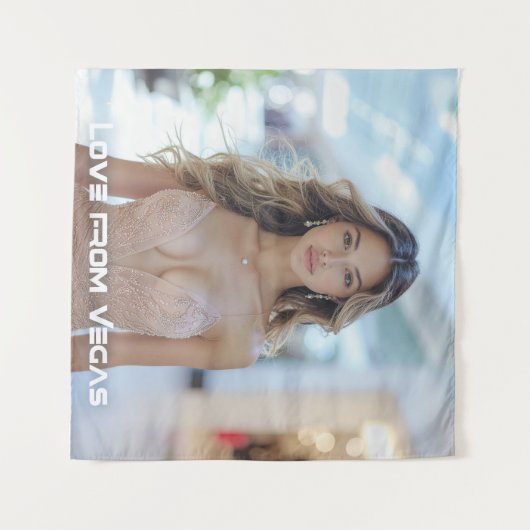 LOVE FROM VEGAS WANDTEPPICH (Vorderseite (Horizontal))