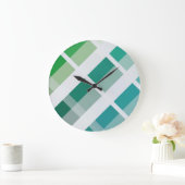 LOVE FUTURE MULTICOLOR INCLINED by masanser Große Wanduhr (Zuhause)