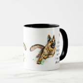 Love German Shepherd Dog So Much Fun Quote Saying  Tasse (VorderseiteRechts)