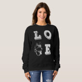 Love German Shepherd Love Dog Sweatshirt (Vorne ganz)