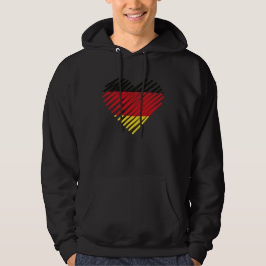 Love Germany German I Love Germany Hoodie (Vorderseite)