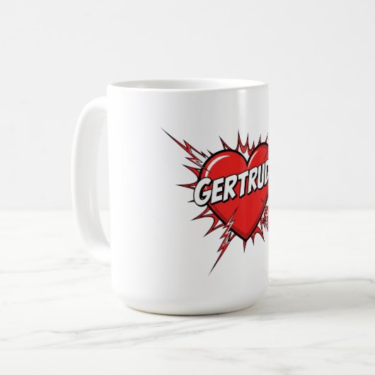 Love Gertrude Kaffeetasse (Vorderseite Links)