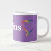 Love gewinnt Jumbo-Kaffee-Tasse Jumbo-Tasse (Rechts)