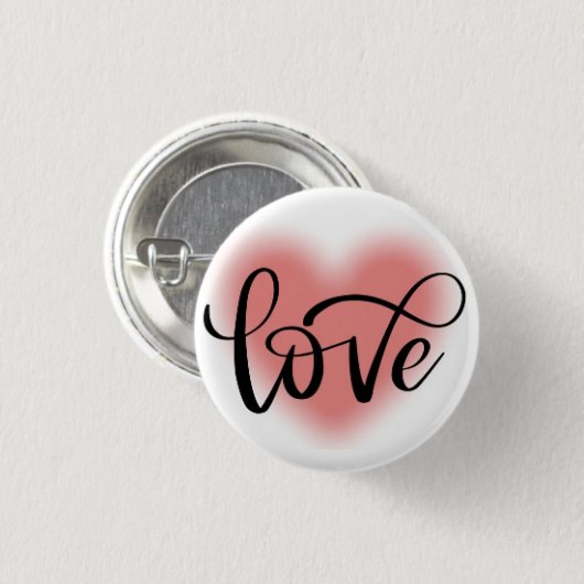 Love🖤 Gift — Valentine's Day Pin Button (Vorne & Hinten)