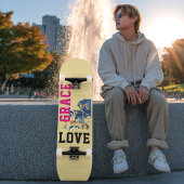 LOVE × GIRAFFE - Custom Skateboard