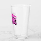 LOVE Glas Tasse (Links)