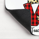 Love Gnome Teacher Squad Happy Valentine Gnome Tea Mousepad (Ecke)