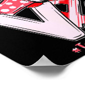 Love Gnome Teacher Squad Happy Valentine Gnome Tea Poster (Ecke)