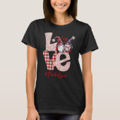 Love Gnome Teacher Squad Valentine Teacher Matchin T-Shirt (Vorderseite)