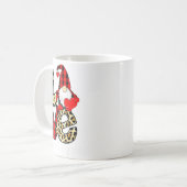 Love Gnome Teacher Squad Valentines Day Teacher St Kaffeetasse (Vorderseite Links)