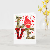 Love Gnome Teacher Squad Valentines Day Teacher St Karte (Gelbe Blume)