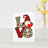 Love Gnome Teacher Squad Valentines Day Teacher St Karte (Gelbe Blume)