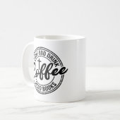 Love God Drink Coffee Read Books Kaffeetasse (Vorderseite Links)