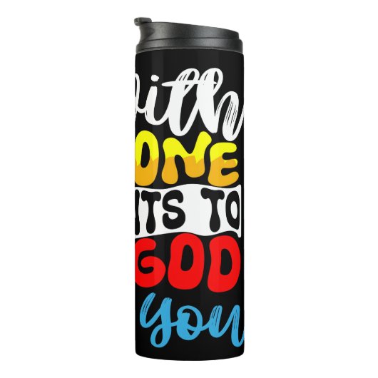  Love God With Someone Thermosbecher (Nach rechts gedreht)