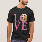 Love Golden Retriever T-Shirt (Vorderseite)