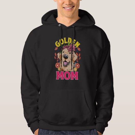 Love Golden Retrievers Golden Mom Hoodie (Vorderseite)