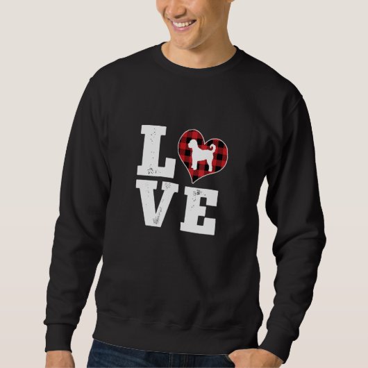 Love Goldendoodle Dog Lovers Gifts Doodle Dog Vale Sweatshirt (Vorderseite)