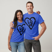 LOVE GRAFFITI Mädchen T-Shirt (Unisex)