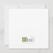 Love Grows Even in the Desert – Greeting Card Einladung (Rückseite)