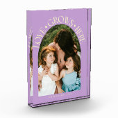 Love Grows Here Modern Arch Lemon Wisteria Fotoblock (Links)